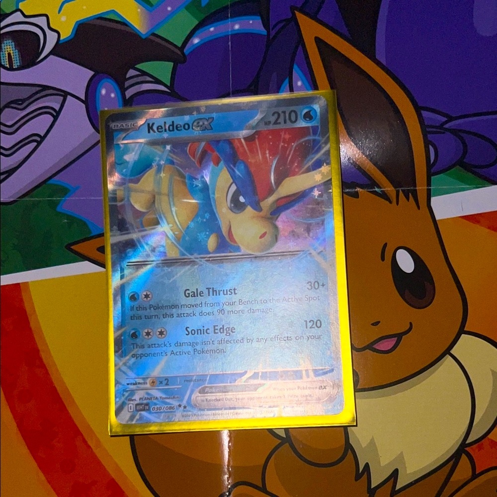 Keldeo EX White Flare Pokémon Card